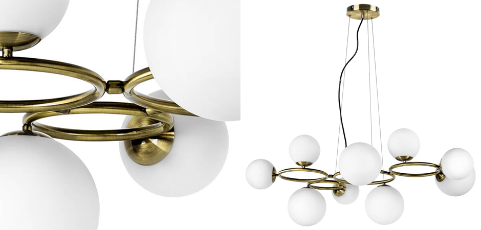 Люстра Bubbles on 4 Rings Chandelier Люстра Bubbles on 4 Rings Chandelier - Loft-Concept в Волгограде