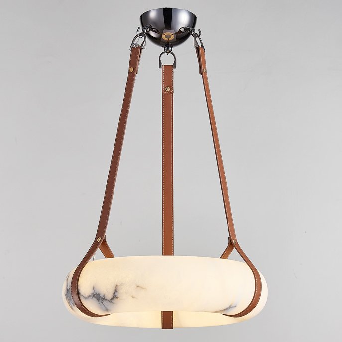 Люстра OSLO Pendant light Белый Коричневый Люстра OSLO Pendant light Белый Коричневый в Волгограде | Loft Concept