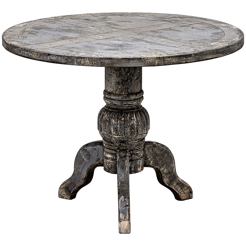Обеденный стол Estela Dinner Table Винтажный черный Обеденный стол Estela Dinner Table Винтажный черный в Волгограде | Loft Concept
