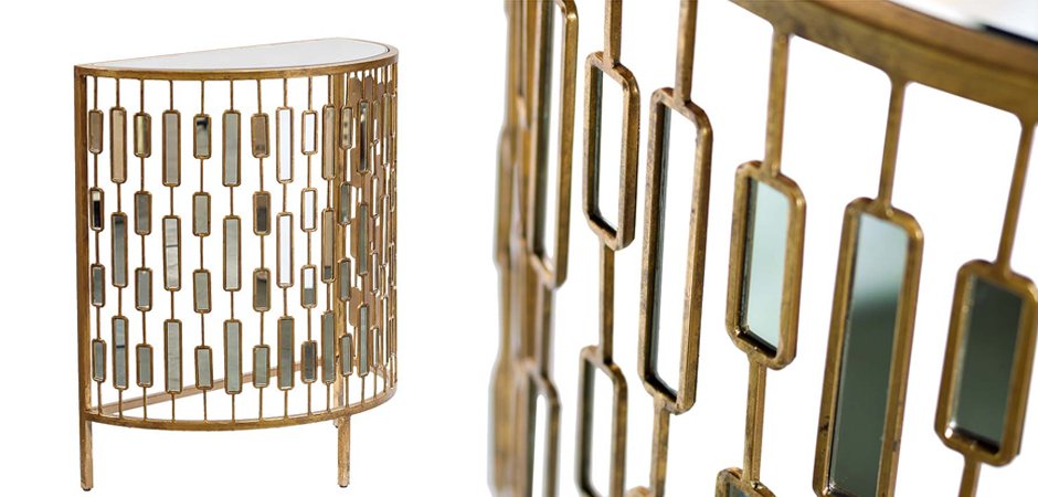 Консоль зеркальная Mirror Inserts Сonsole Консоль зеркальная Mirror Inserts Сonsole - Loft-Concept в Волгограде