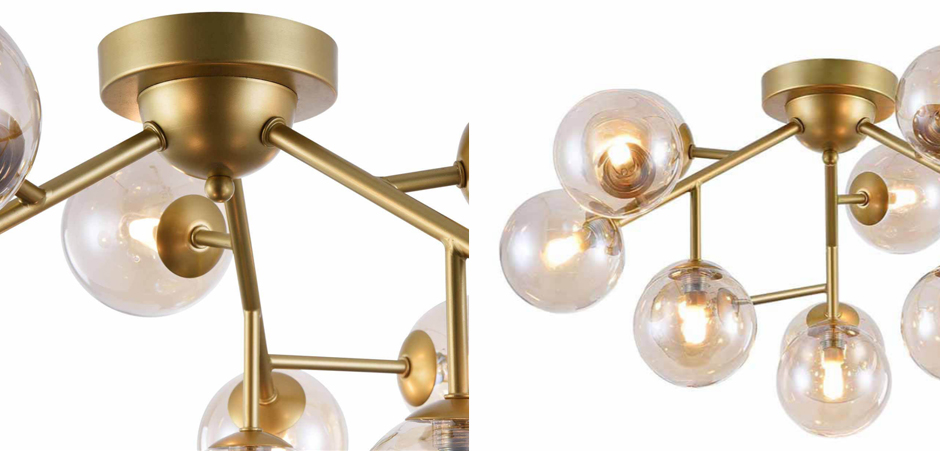 Потолочный Светильник Berries Chandelier Amber 60 Потолочный Светильник Berries Chandelier Amber 60 - Loft-Concept в Волгограде