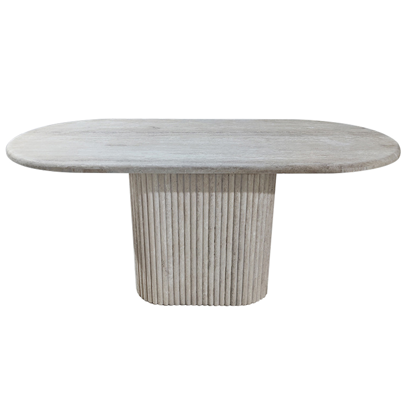 Консоль Annabel Grey Travertine Console Серый в Волгограде | Loft Concept 