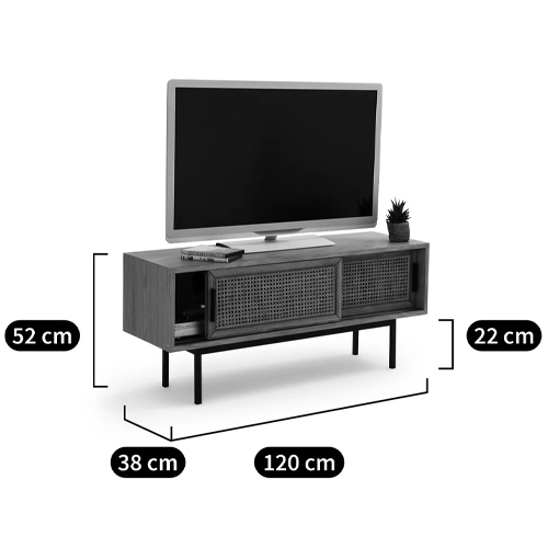 ТВ-тумба из дуба и плетеного ротанга Wicker Chasey TV Stand ТВ-тумба из дуба и плетеного ротанга Wicker Chasey TV Stand в Волгограде
