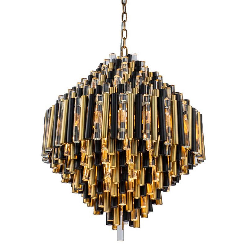 Люстра Black Brass Symphony Chandelier Черный Латунь Прозрачный (Transparent) Люстра Black Brass Symphony Chandelier Черный Латунь Прозрачный (Transparent) в Волгограде | Loft Concept