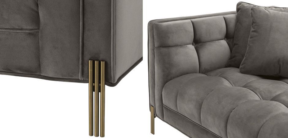Диван Eichholtz Sofa Sienna grey Диван Eichholtz Sofa Sienna grey - Loft-Concept в Волгограде