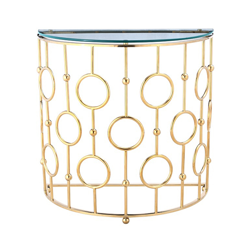 Консоль Console Insignia Rings gold Золотой Консоль Console Insignia Rings gold Золотой в Волгограде | Loft Concept