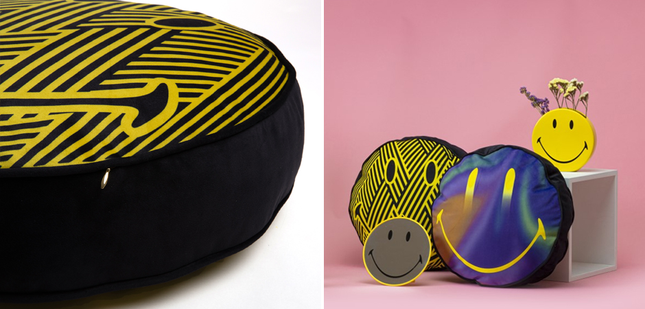 Подушка Zig-Zag Cushion Smiley Подушка Zig-Zag Cushion Smiley - Loft-Concept в Волгограде
