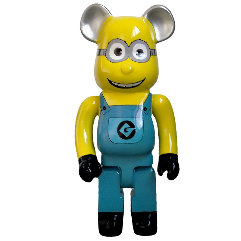 Статуэтка Bearbrick Minion Dave Синий Желтый Черный Статуэтка Bearbrick Minion Dave Синий Желтый Черный в Волгограде | Loft Concept