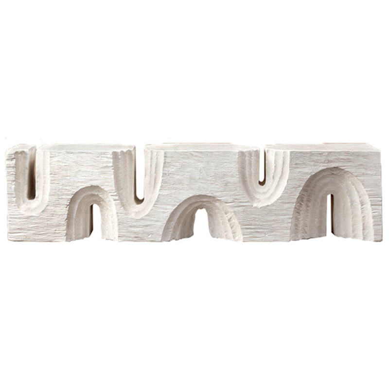 Банкетка Kelly Wearstler Echo Long Bench Белый Банкетка Kelly Wearstler Echo Long Bench Белый в Волгограде | Loft Concept