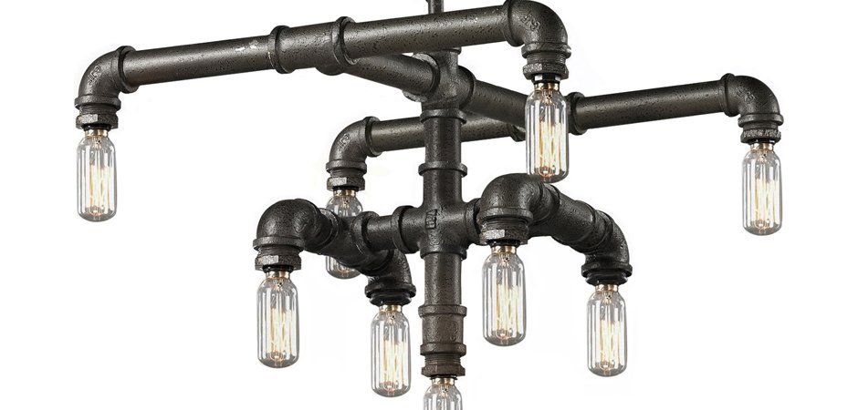 Люстра Water Pipe Connect T9 II Люстра Water Pipe Connect T9 II - Loft-Concept в Волгограде