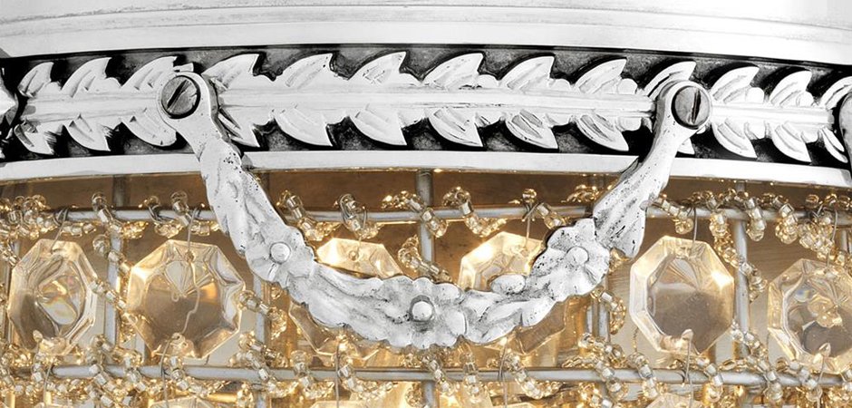 Бра Eichholtz Wall Lamp Emperor Nickel - Loft-Concept в Волгограде