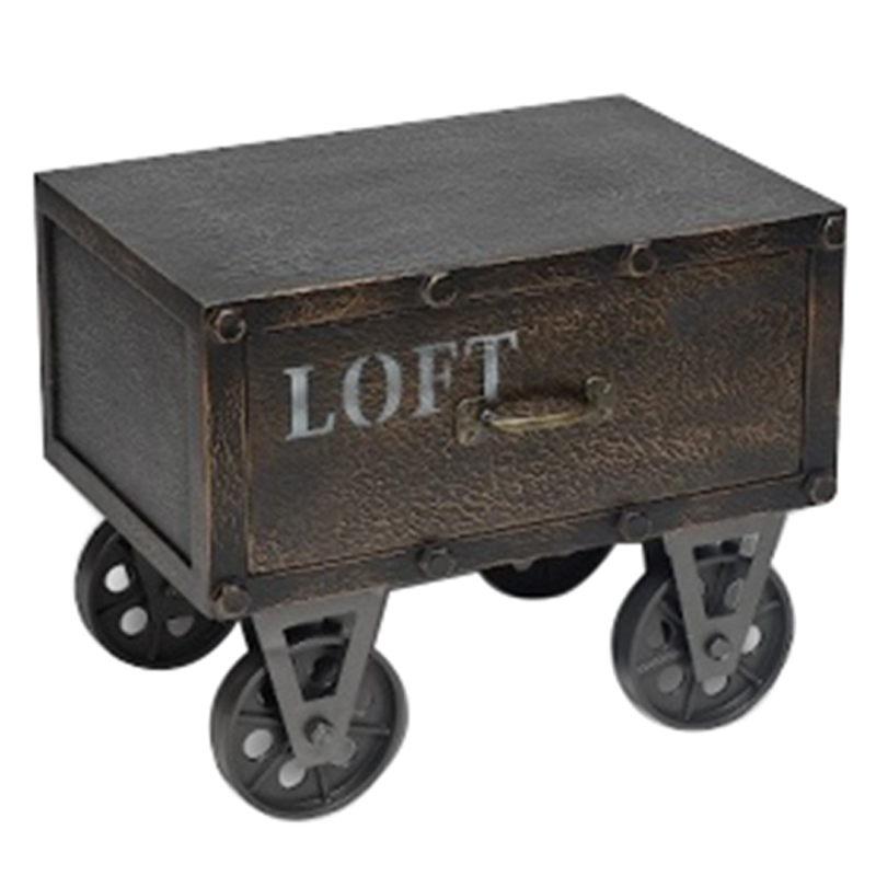 Приставной Стол Trolley Коричневый Приставной Стол Trolley Коричневый в Волгограде | Loft Concept