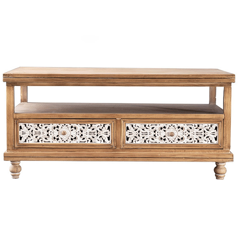 Кофейный стол Pierre Provence Coffee Table Белый Древесина Кофейный стол Pierre Provence Coffee Table Белый Древесина в Волгограде | Loft Concept
