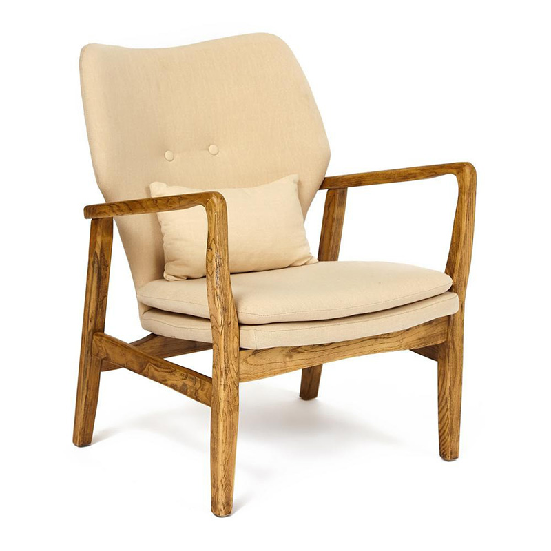 Кресло Makeshift armchair beige Бежевый Кресло Makeshift armchair beige Бежевый в Волгограде | Loft Concept