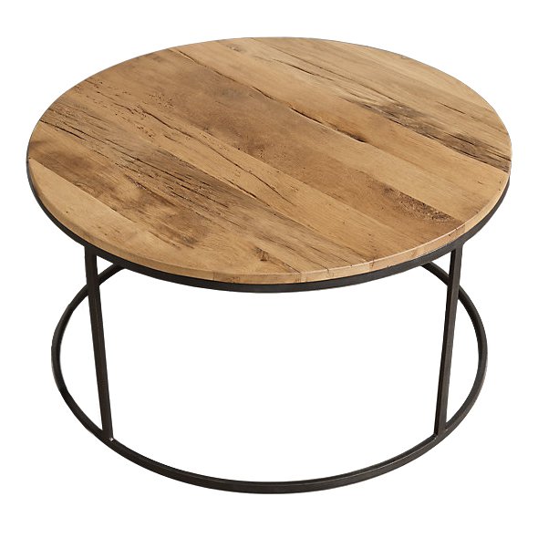 Стол Loft Wooden Round Белый дуб Стол Loft Wooden Round Белый дуб в Волгограде | Loft Concept
