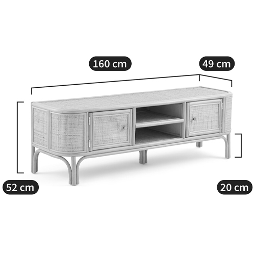 ТВ-тумба из плетеного ротанга Simone Rattan TV Stand ТВ-тумба из плетеного ротанга Simone Rattan TV Stand в Волгограде