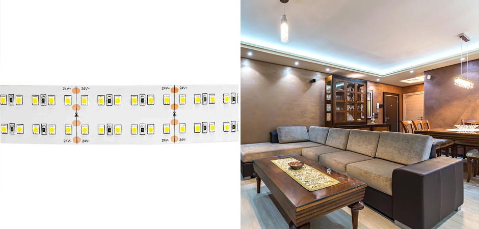 Светодиодная лента 42W/m 240LED/m 2835SMD холодный белый 5M Светодиодная лента 42W/m 240LED/m 2835SMD холодный белый 5M - Loft-Concept в Волгограде