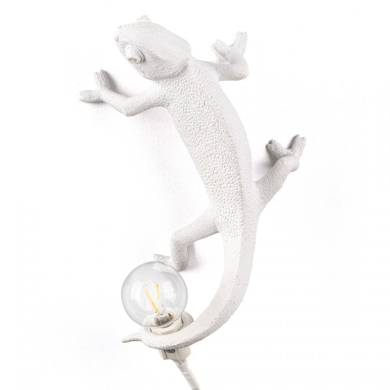 Бра Seletti Chameleon Lamp Going Up Белый Бра Seletti Chameleon Lamp Going Up Белый в Волгограде | Loft Concept