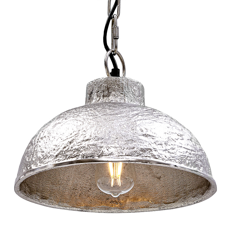 Подвесной светильник Rough Silver Pendant II Серебряный Подвесной светильник Rough Silver Pendant II Серебряный в Волгограде | Loft Concept
