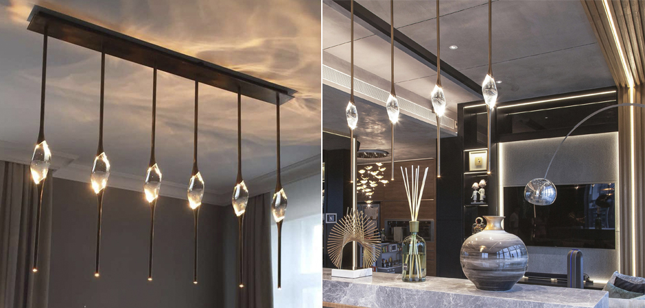 Подвесной светильник 12 Rectangle Chandelier Gold Подвесной светильник 12 Rectangle Chandelier Gold - Loft-Concept в Волгограде