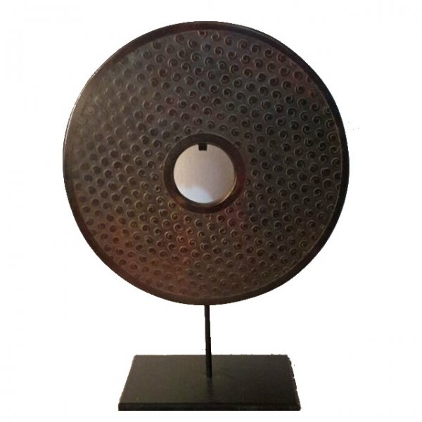 Декоративная статуэтка гонг Gong Коричневый Декоративная статуэтка гонг Gong Коричневый в Волгограде | Loft Concept
