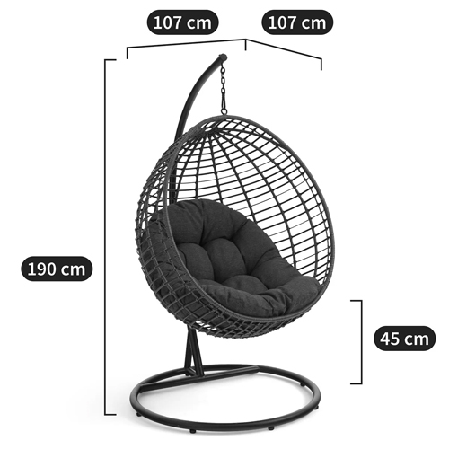 Подвесное уличное кресло Wallaker Hanging Chair Подвесное уличное кресло Wallaker Hanging Chair в Волгограде