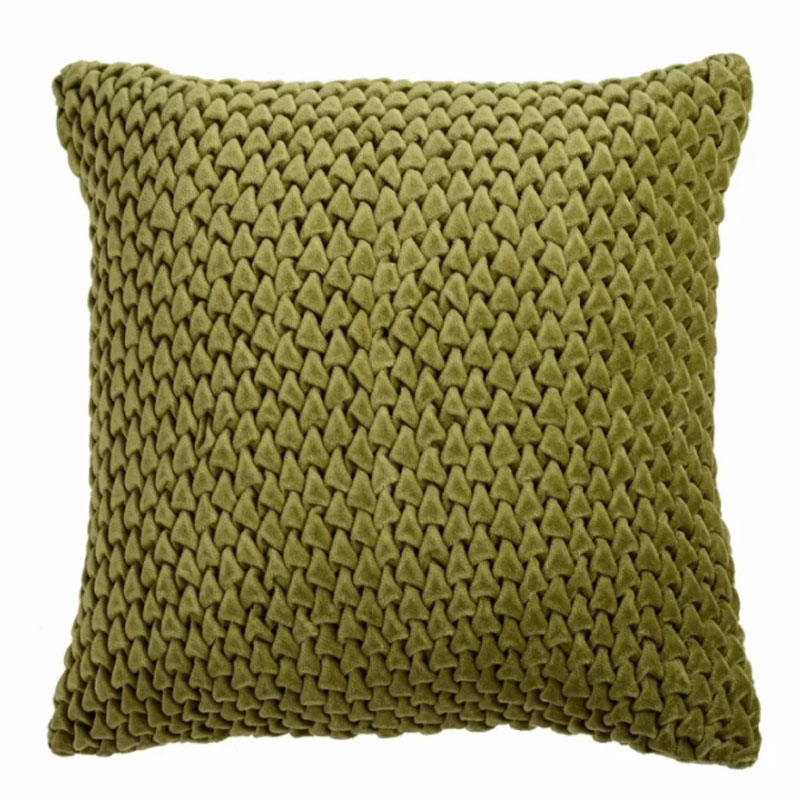 Подушка Purnama Quilting olive Оливковый Подушка Purnama Quilting olive Оливковый в Волгограде | Loft Concept