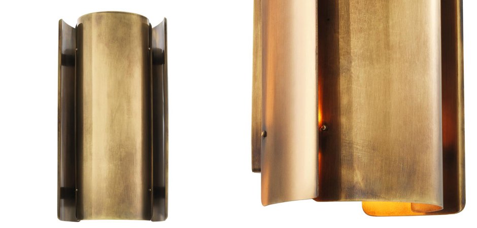Бра Eichholtz Wall Lamp Verge Vintage Brass Бра Eichholtz Wall Lamp Verge Vintage Brass - Loft-Concept в Волгограде