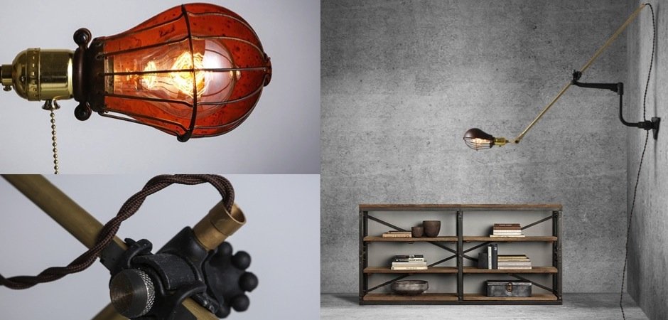 Настенный светильник Steampunk Extension Pole Bra Настенный светильник Steampunk Extension Pole Bra - Loft-Concept в Волгограде