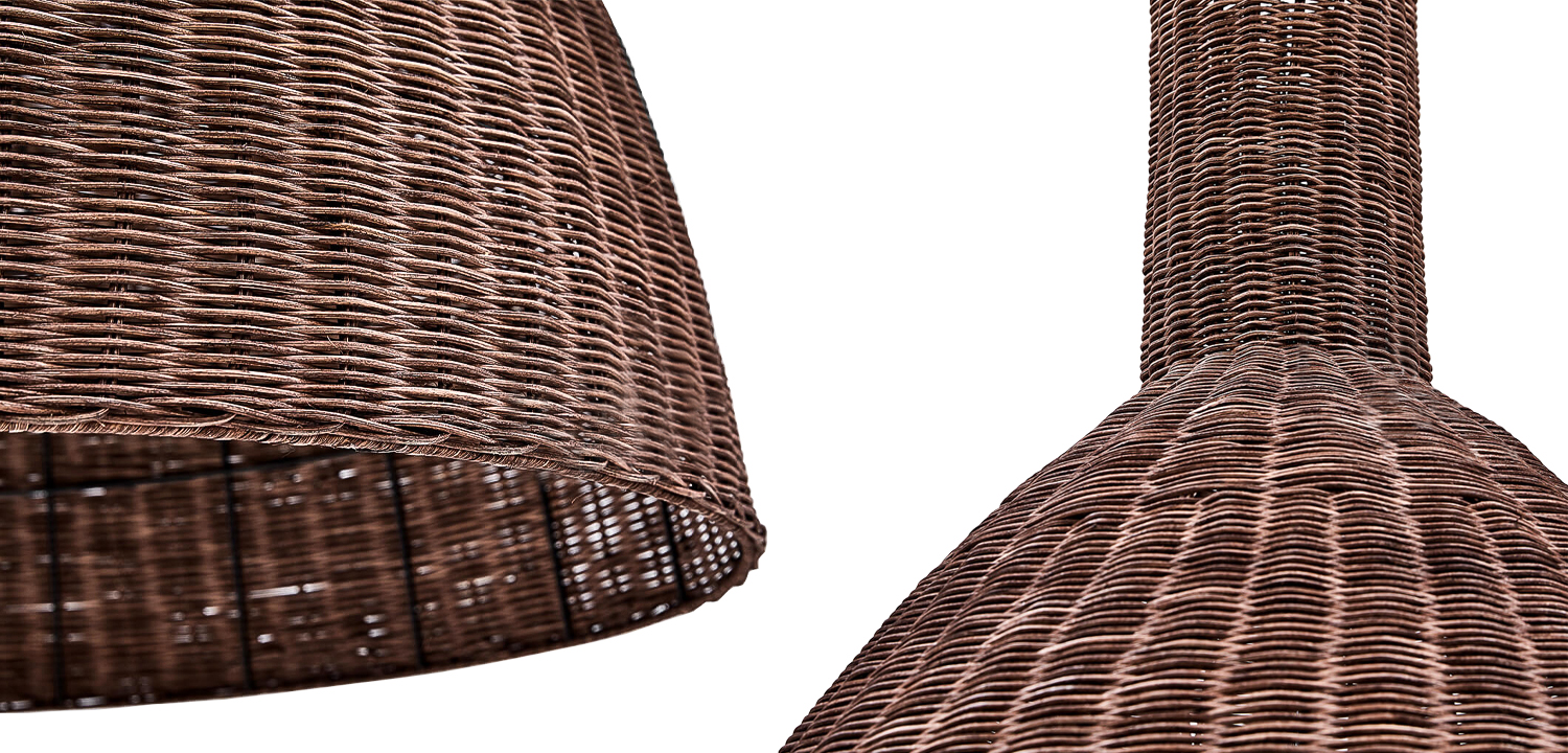 Подвесной светильник Wicker Bell 90 - фото