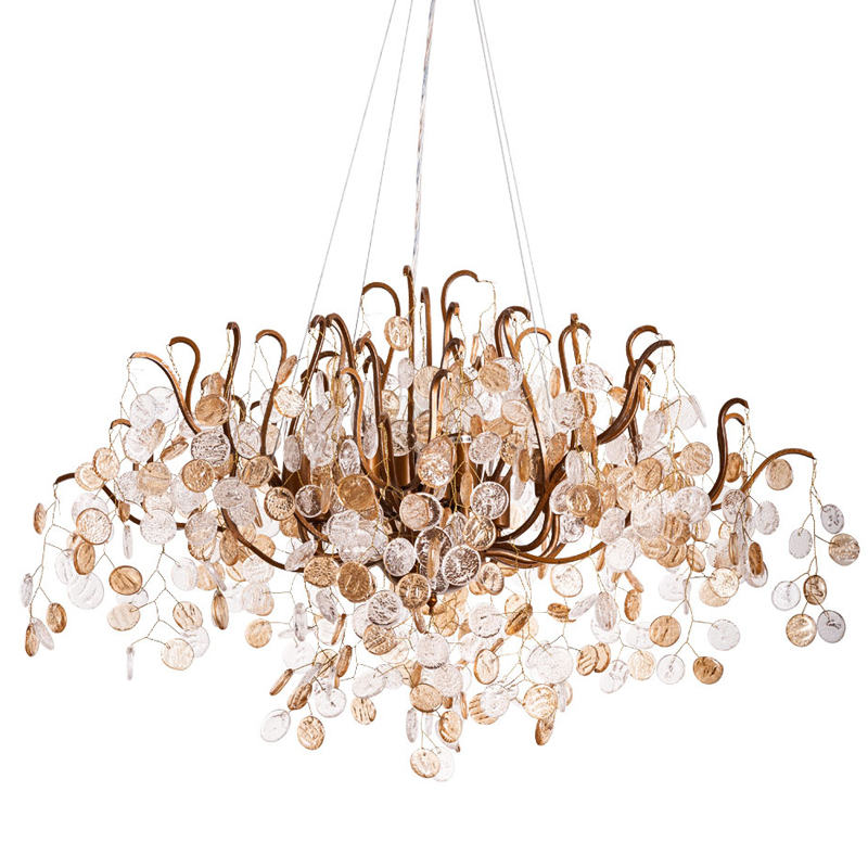 Люстра FAIRYTREE Chandelier Amber Pendants 100 Бронза Прозрачное Стекло Люстра FAIRYTREE Chandelier Amber Pendants 100 Бронза Прозрачное Стекло в Волгограде | Loft Concept