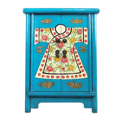 Тумба Chinese Pattern Blue Голубой Мульти Тумба Chinese Pattern Blue Голубой Мульти в Волгограде | Loft Concept