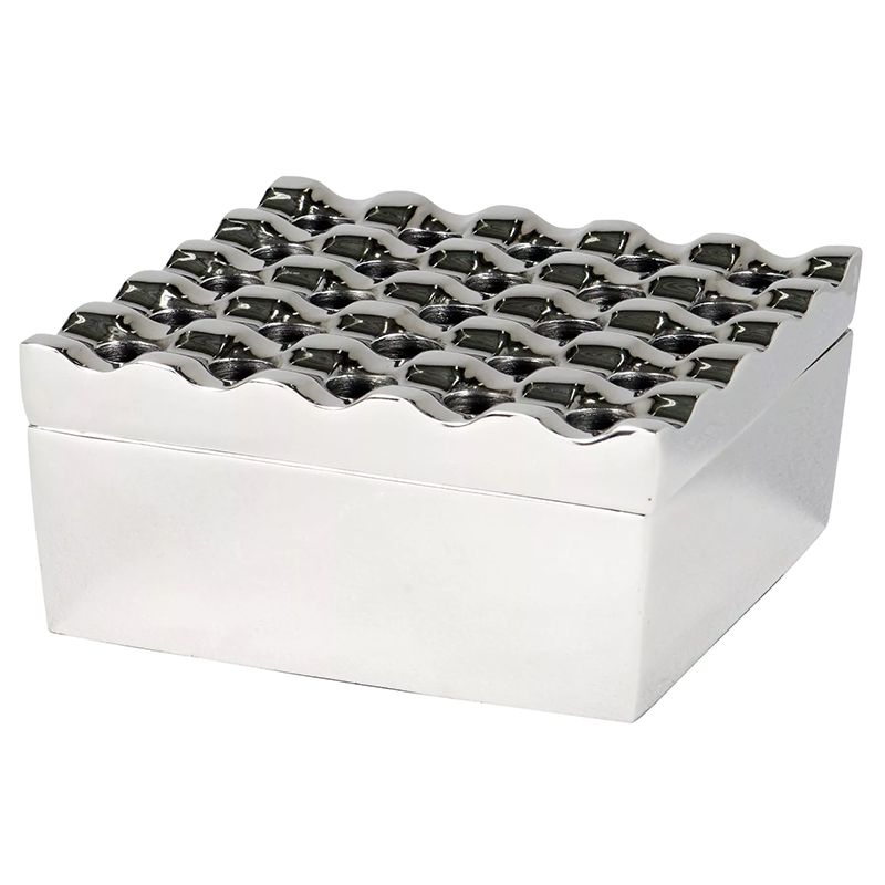 Пепельница Eichholtz Ashtray Deluxe Nickel Никель в Волгограде | Loft Concept 