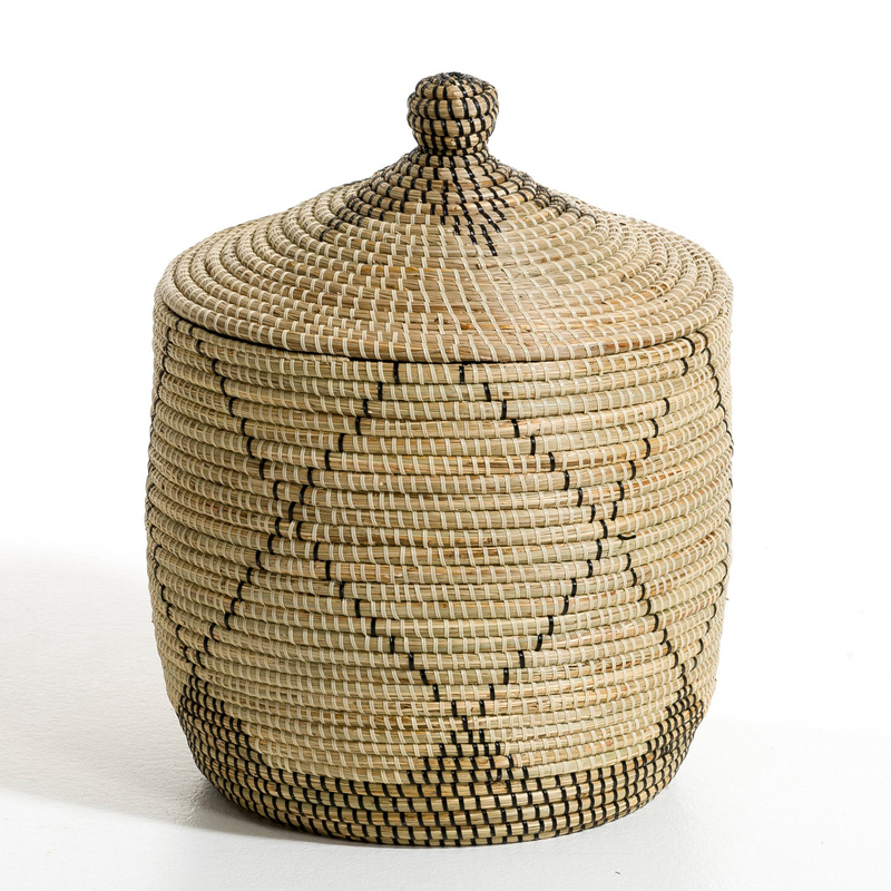 Ваза с крышкой Wicker Vase With Lid Ваза с крышкой Wicker Vase With Lid в Волгограде | Loft Concept