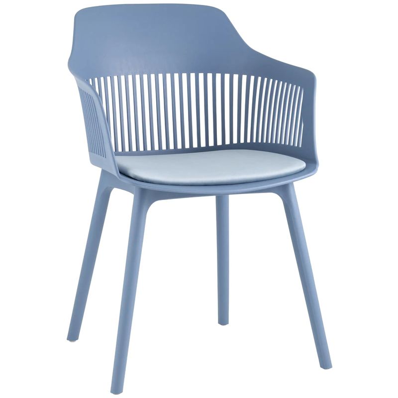 Стул Crocus Chair Голубой цвет Велюровая подушка Голубой Стул Crocus Chair Голубой цвет Велюровая подушка Голубой в Волгограде | Loft Concept