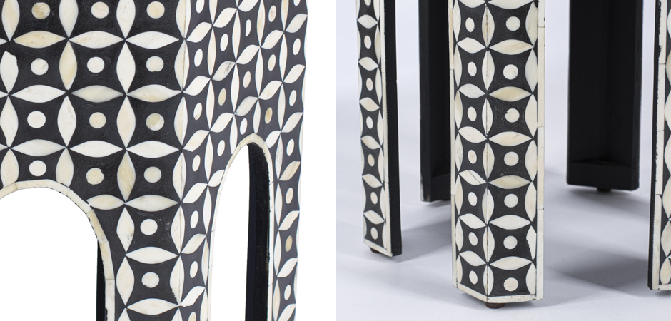 Столик BONE INLAY ARCHES TABLE - фото №1