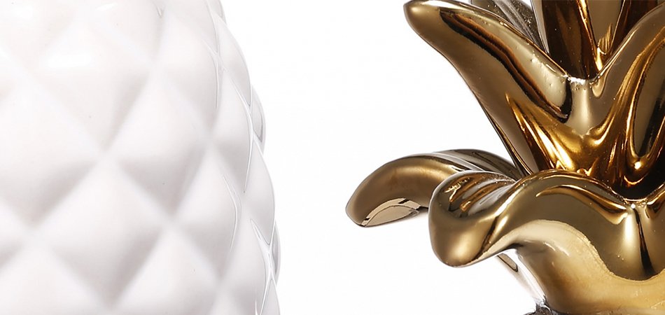 Аксессуар Pineapple White & Gold - Loft-Concept в Волгограде