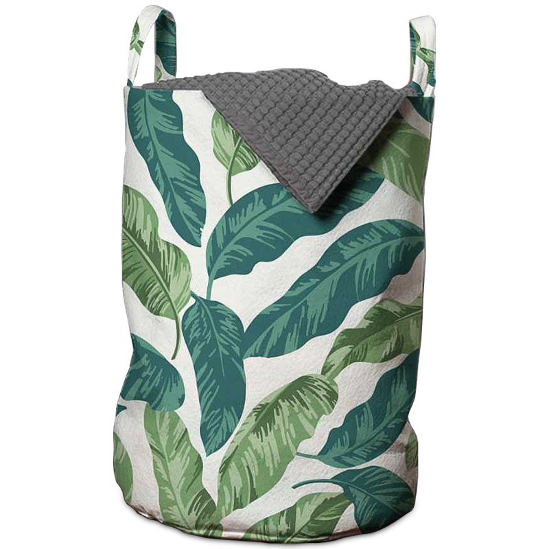 Корзина Leaf Fall Basket Зеленый Белый Корзина Leaf Fall Basket Зеленый Белый в Волгограде | Loft Concept