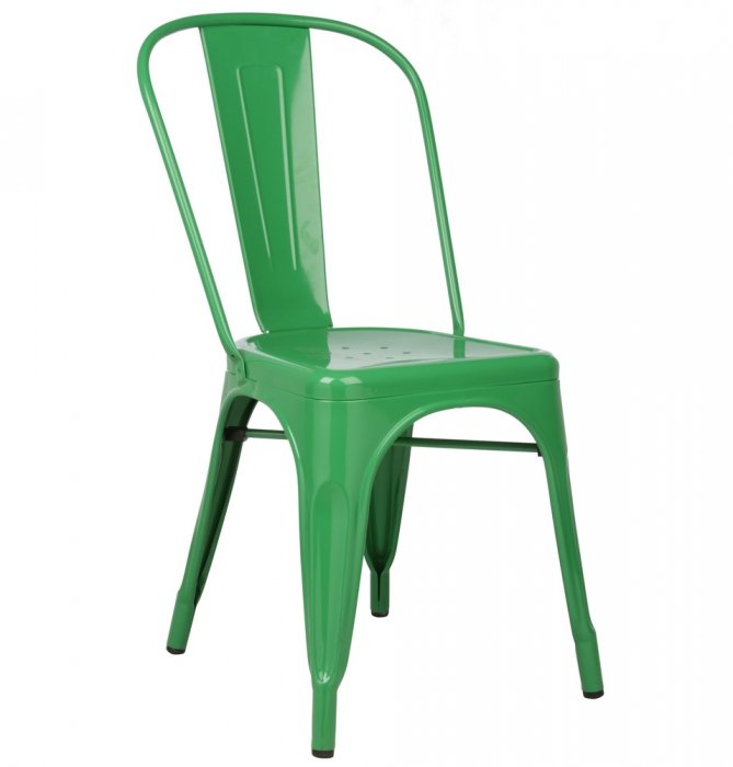 Кухонный стул Tolix Chair Оранжевый Нержавеющая сталь Черный Салатовый Красный Зеленый Желтый Голубой Белый Кухонный стул Tolix Chair Оранжевый Нержавеющая сталь Черный Салатовый Красный Зеленый Желтый Голубой Белый в Волгограде | Loft Concept