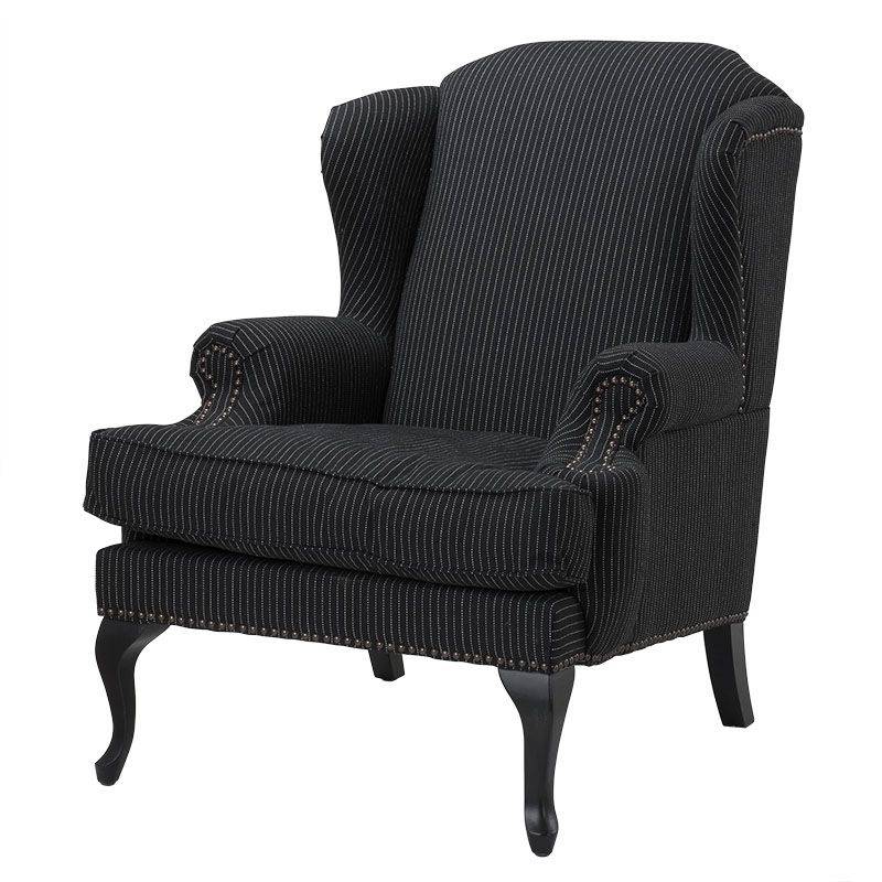 Кресло Eichholtz Chair Frank Sinatra Black & white Черно-белый Кресло Eichholtz Chair Frank Sinatra Black & white Черно-белый в Волгограде | Loft Concept