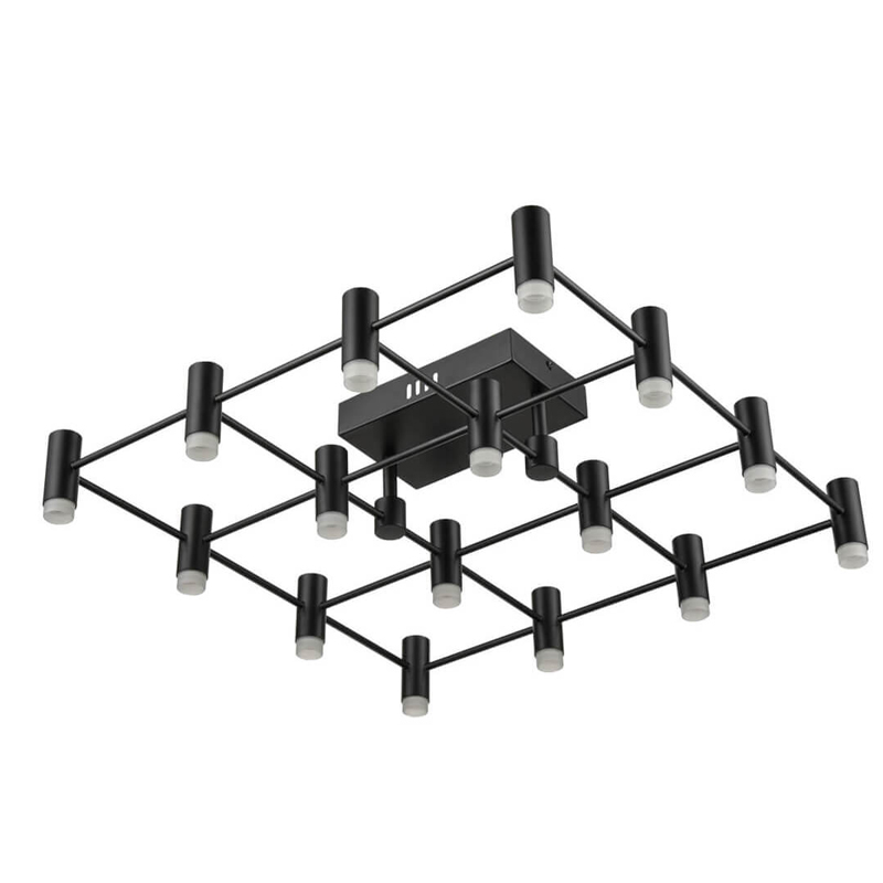 Потолочный светильник Rigor & Conciseness Lighting Round Plafond Black Белый Черный Потолочный светильник Rigor & Conciseness Lighting Round Plafond Black Белый Черный в Волгограде | Loft Concept
