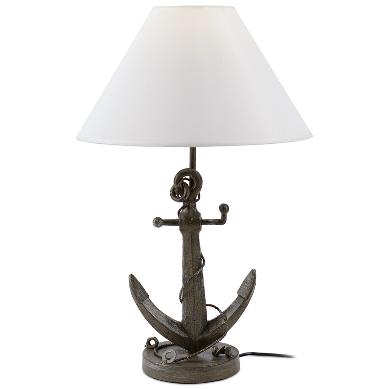 Настольная лампа Sea Anchor Table Lamp Коричневый Белый Настольная лампа Sea Anchor Table Lamp Коричневый Белый в Волгограде | Loft Concept