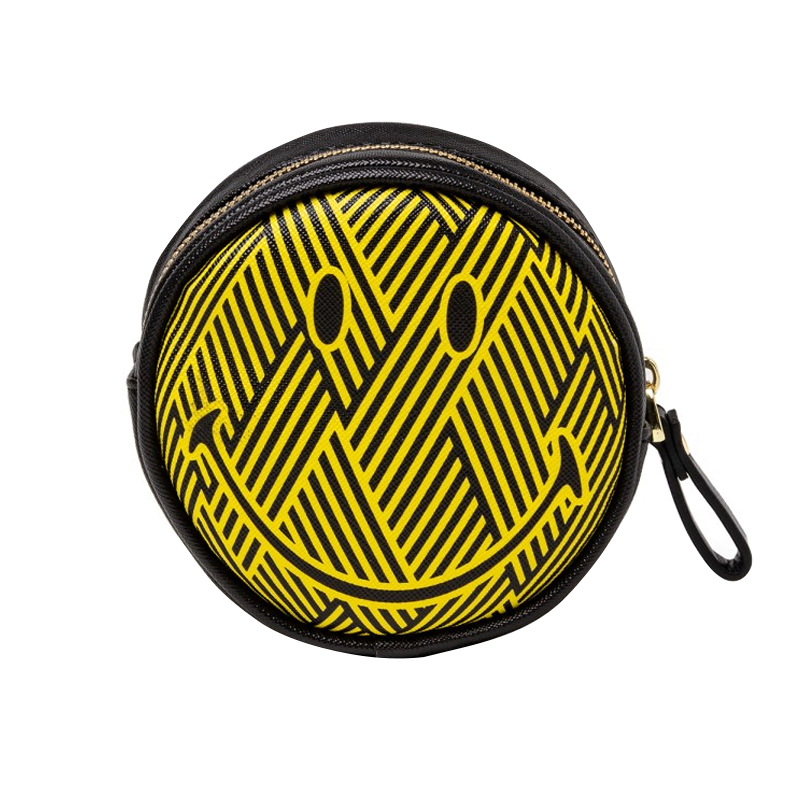 Косметичка Seletti Zig-Zag Smiley Желтый Черный Косметичка Seletti Zig-Zag Smiley Желтый Черный в Волгограде | Loft Concept