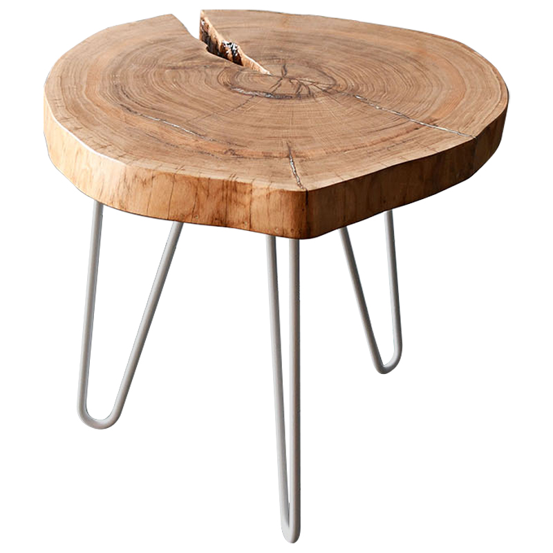Кофейный стол Tierney Industrial Metal Rust Coffee Table Светлый дуб Белый Кофейный стол Tierney Industrial Metal Rust Coffee Table Светлый дуб Белый в Волгограде | Loft Concept