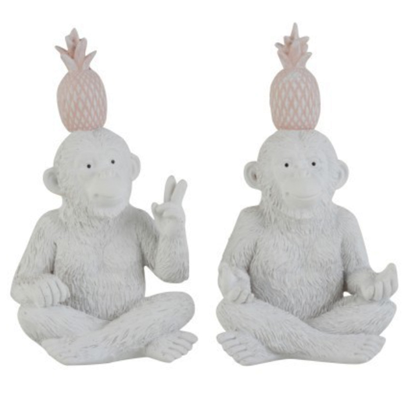 Набор статуэток Monkeys Figurine Светло-серый Набор статуэток Monkeys Figurine Светло-серый в Волгограде | Loft Concept