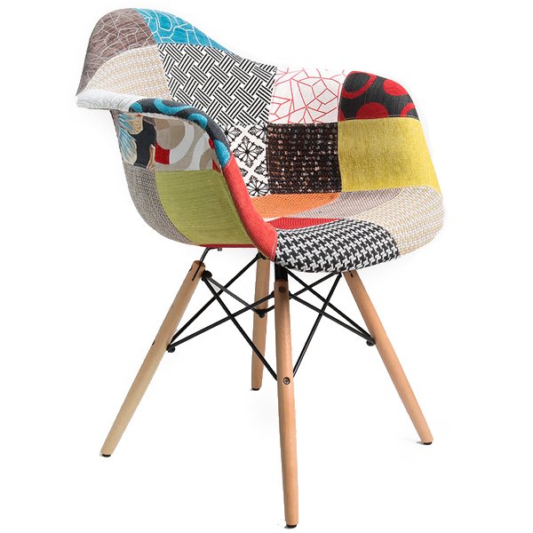 Стул DAW Patchwork Мульти Древесина Стул DAW Patchwork Мульти Древесина в Волгограде | Loft Concept