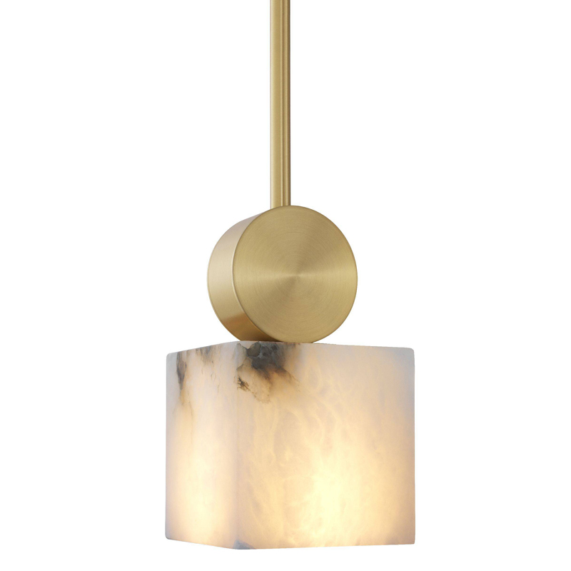 Подвесной светильник Eichholtz Chandelier Etruscan Square Латунь Белый Подвесной светильник Eichholtz Chandelier Etruscan Square Латунь Белый в Волгограде | Loft Concept