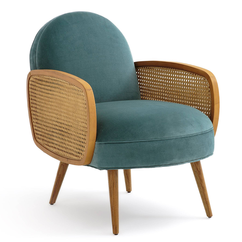 Кресло Morten Wicker Turquoise Armchair Бирюзовый Кресло Morten Wicker Turquoise Armchair Бирюзовый в Волгограде | Loft Concept