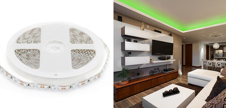 Светодиодная лента 9,6W/m 120LED/m 3528SMD зеленый 5M Светодиодная лента 9,6W/m 120LED/m 3528SMD зеленый 5M - Loft-Concept в Волгограде