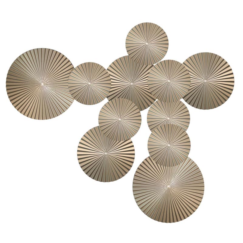 Арт-объект Apollo Champagne Wall Plaque Disc 11 Золотой Шампань Арт-объект Apollo Champagne Wall Plaque Disc 11 Золотой Шампань в Волгограде | Loft Concept